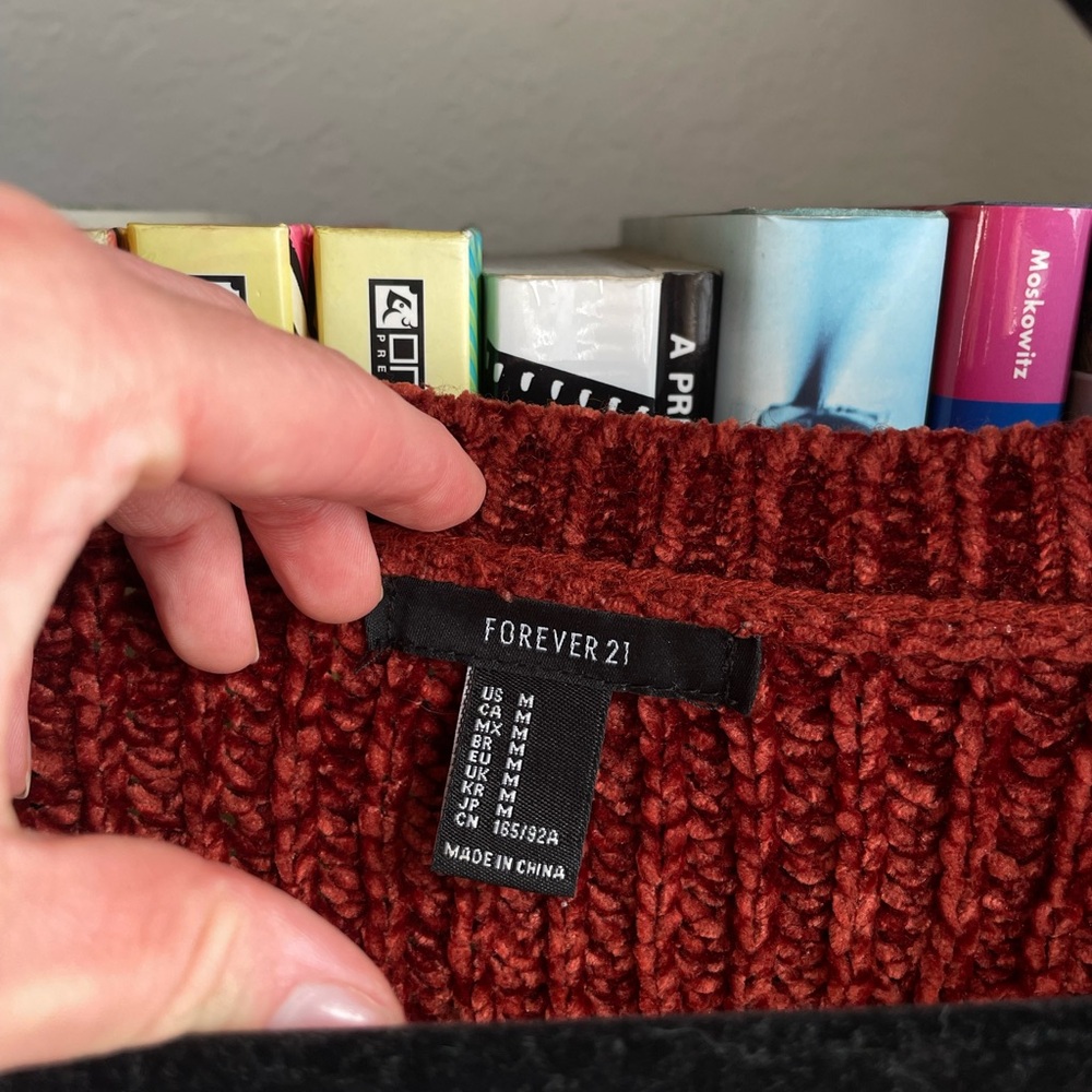 Rust Cozy Knit Sweater - Picture 5 of 7